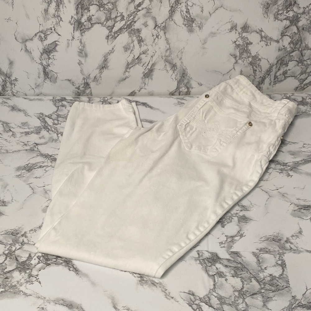 New Direction Weekend Women White Pants Size 8